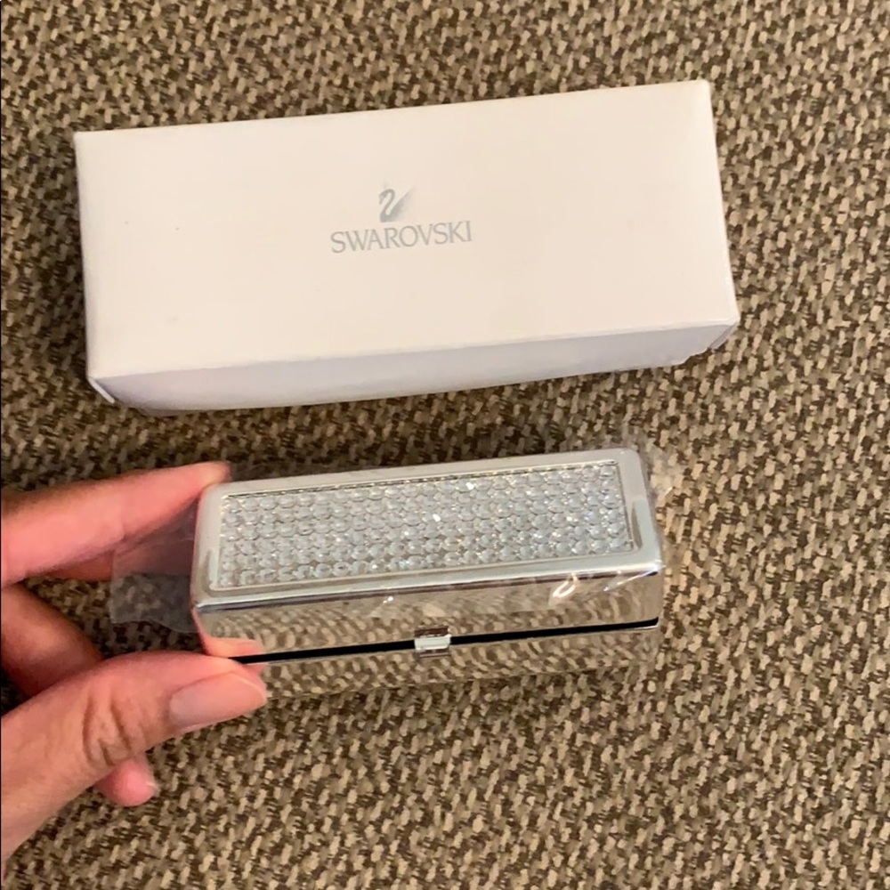 Swarovski crystal lipstick case